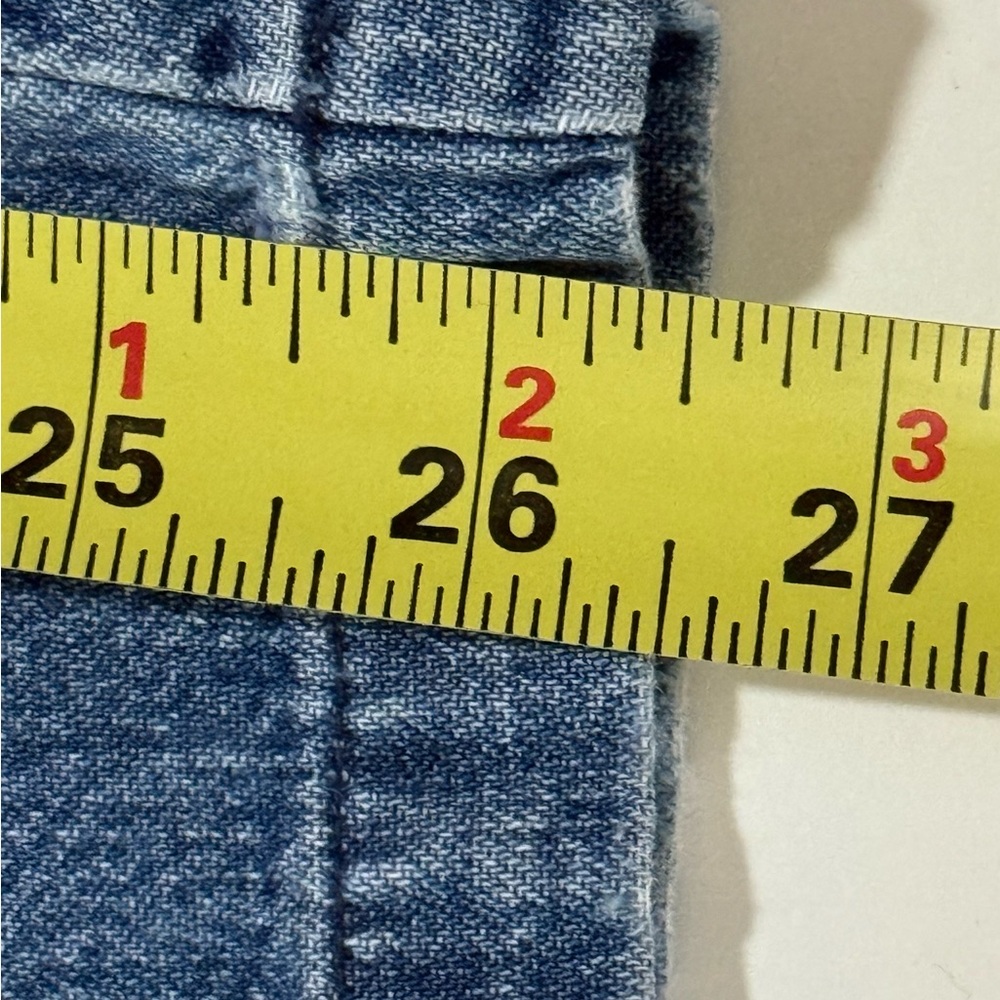 Liz Claiborne #1 Blue Ankle Jeans 100% Cotton Size 22 Petite 26.5” Inseam - Picture 13 of 15